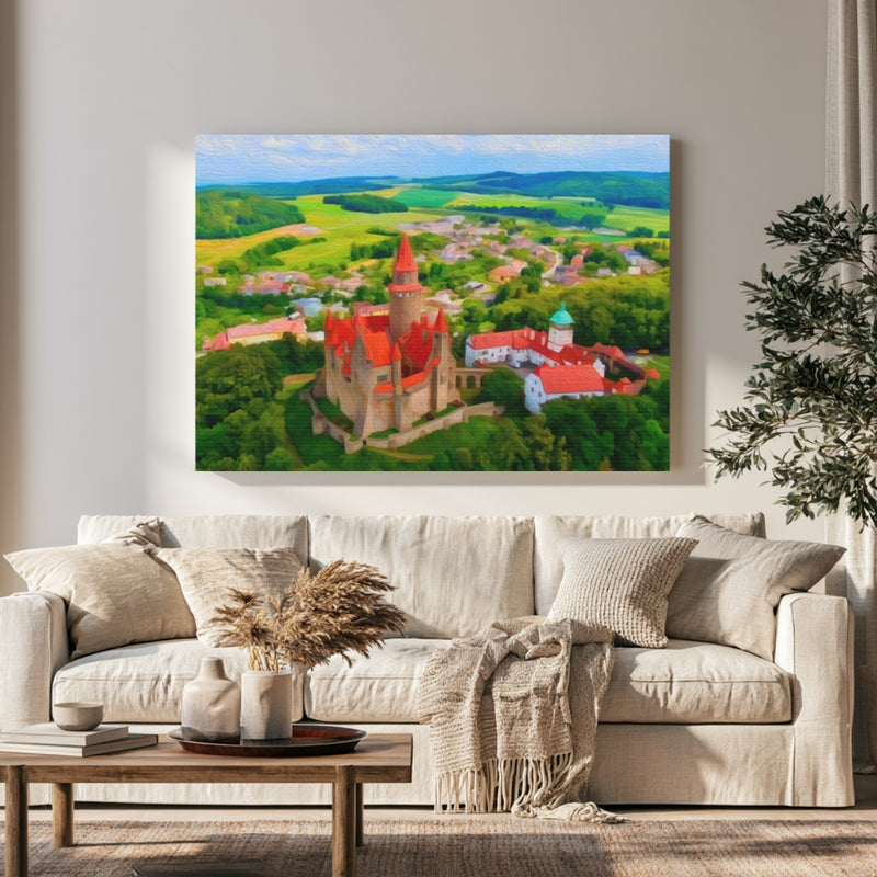 Medieval Castle Among Hills — Olomouc, Czech Republic, view 1