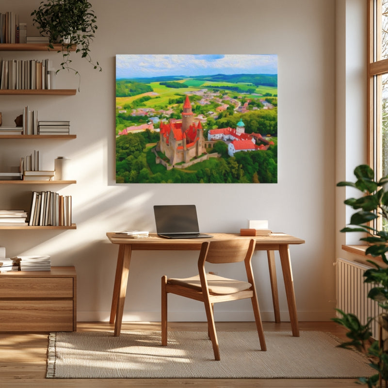 Medieval Castle Among Hills — Olomouc, Czech Republic, view 4