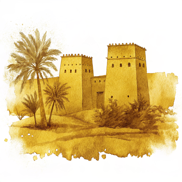 Oman watercolor