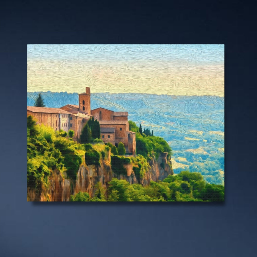 Orvieto, Italy | Hilltop Medieval Cliff Town | Original Series Gallery Canvas detail