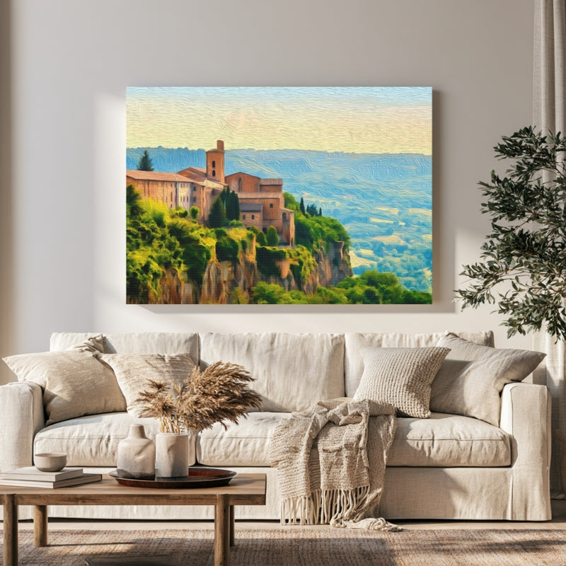 Hilltop Medieval Cliff Town — Orvieto, Italy, view 1