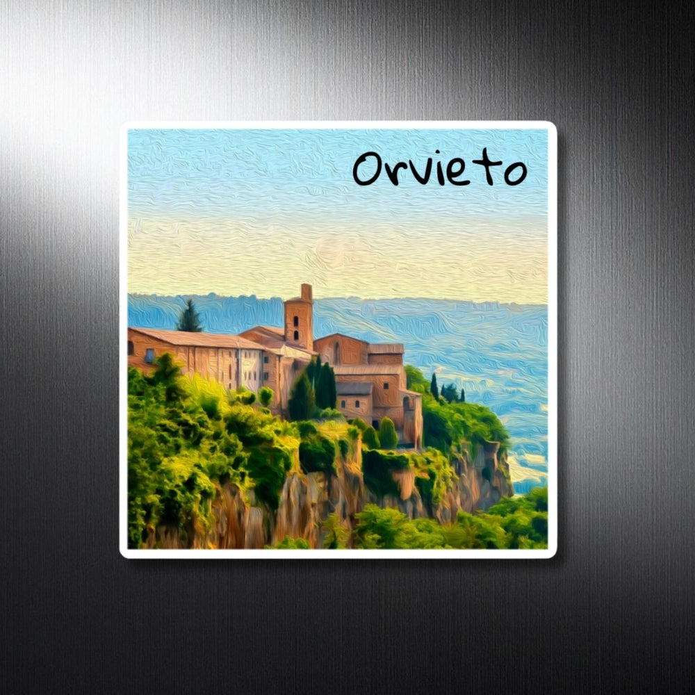 Orvieto, Italy | Hilltop Medieval Cliff Town | Original Series Decorative Magnet