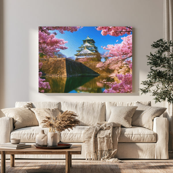 Osaka Castle Moat Cherry Blossoms
