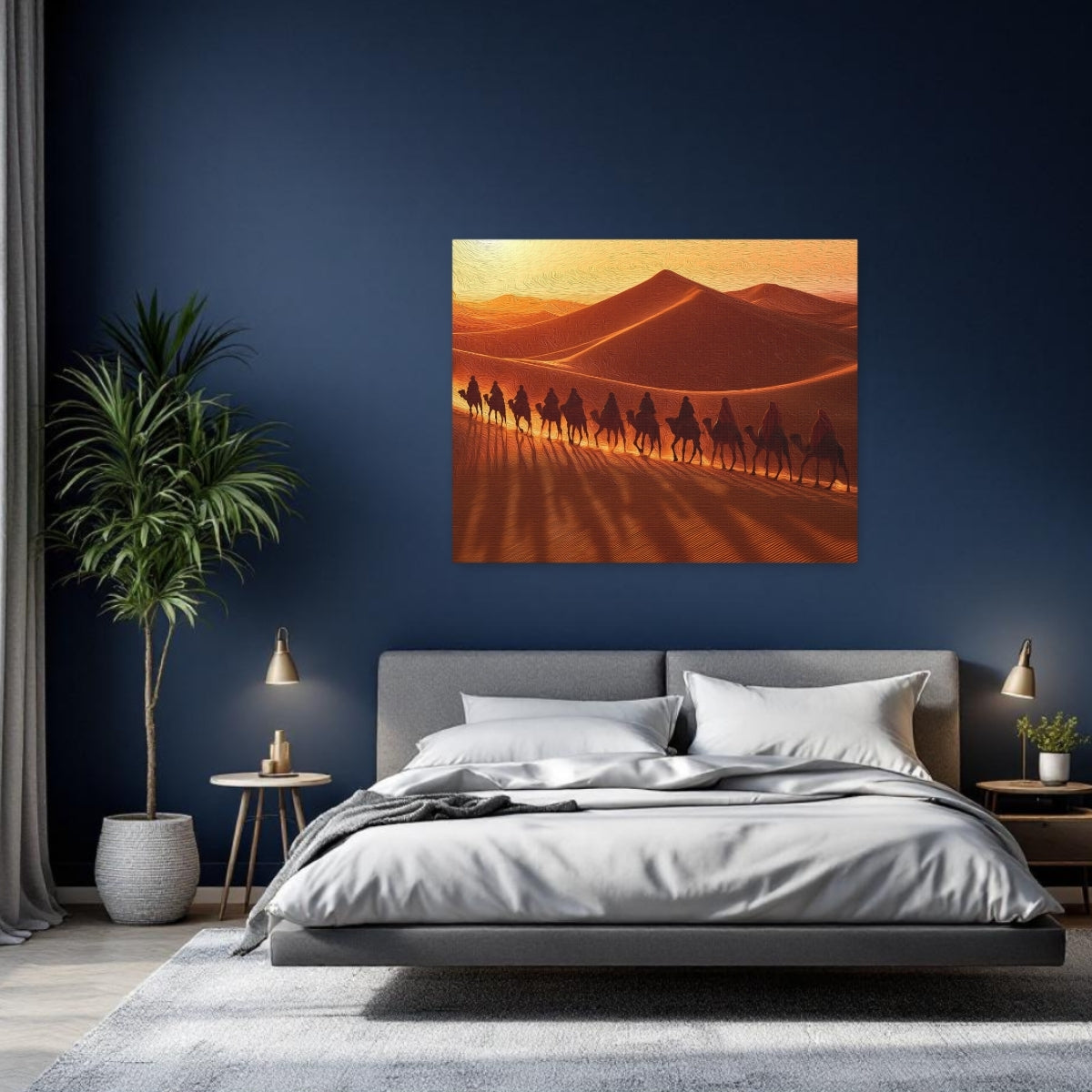 Sahara Desert Camel Caravan — Ouarzazate, Morocco Study No. 2