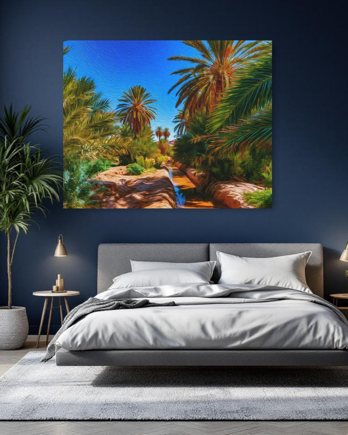 Ouarzazate Palm Oasis Stream — Ouarzazate, Morocco Study No. 1