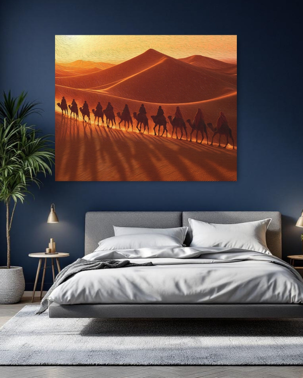 Sahara Desert Camel Caravan — Ouarzazate, Morocco Study No. 1