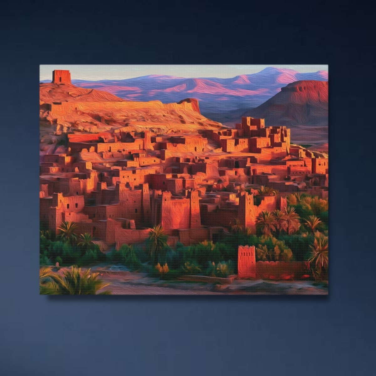 Ancient Kasbah Desert City — Research Area, close-up detail