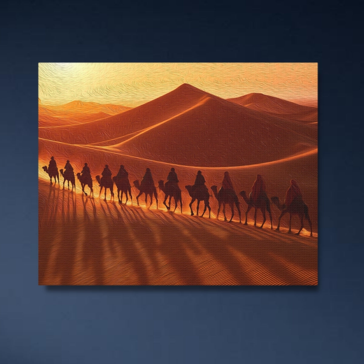 Sahara Desert Camel Caravan — Ouarzazate, Morocco Study No. 4