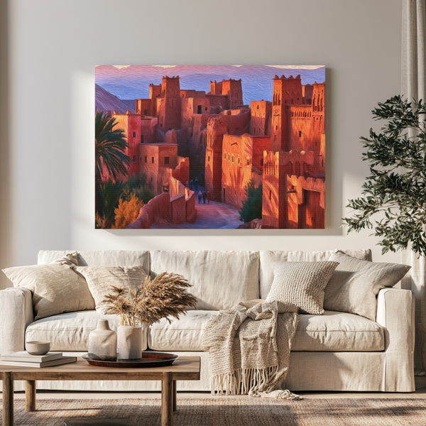 Ouarzazate, Morocco | Kasbah Taourirt Ouarzazate | Original Series Gallery Canvas