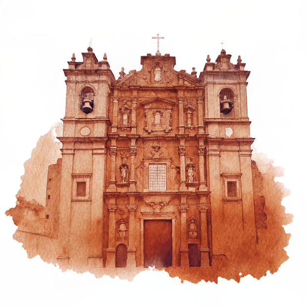 Ouro Preto watercolor