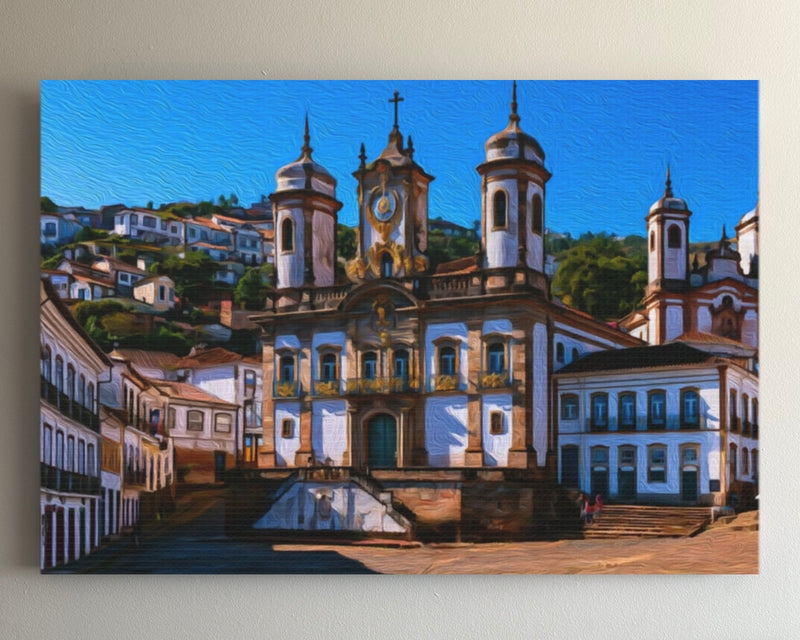 Praça Tiradentes & Igreja Nossa Senhora do Carmo — Ouro Preto, Brazil
