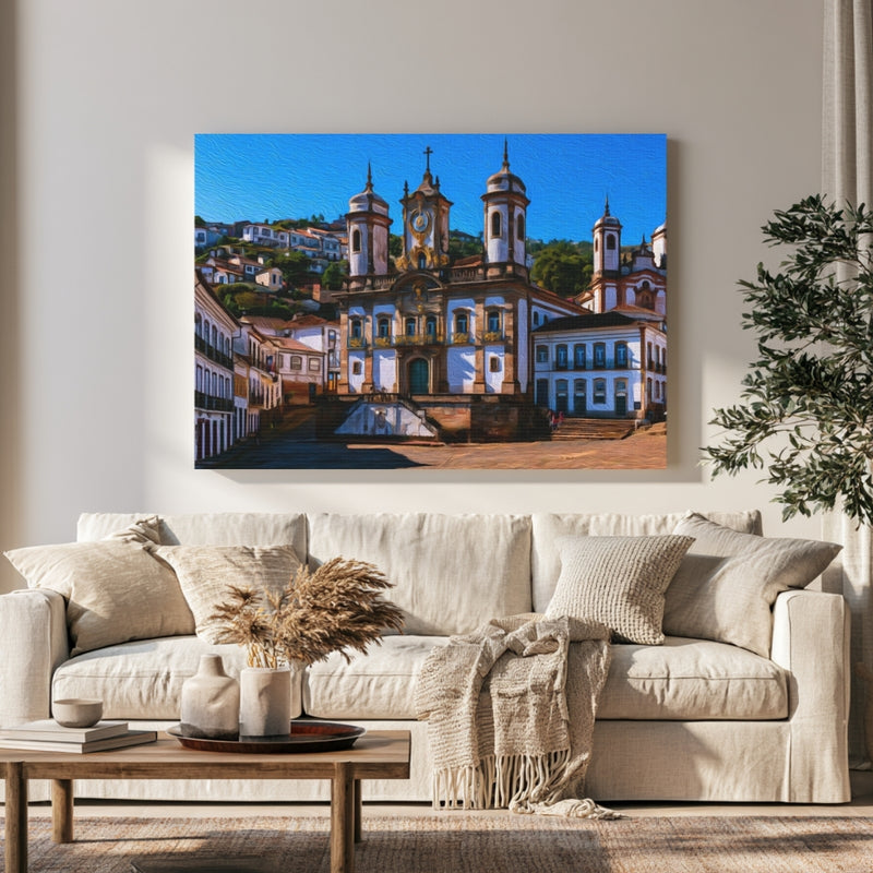 Praça Tiradentes & Igreja Nossa Senhora do Carmo — Ouro Preto, Brazil, view 1