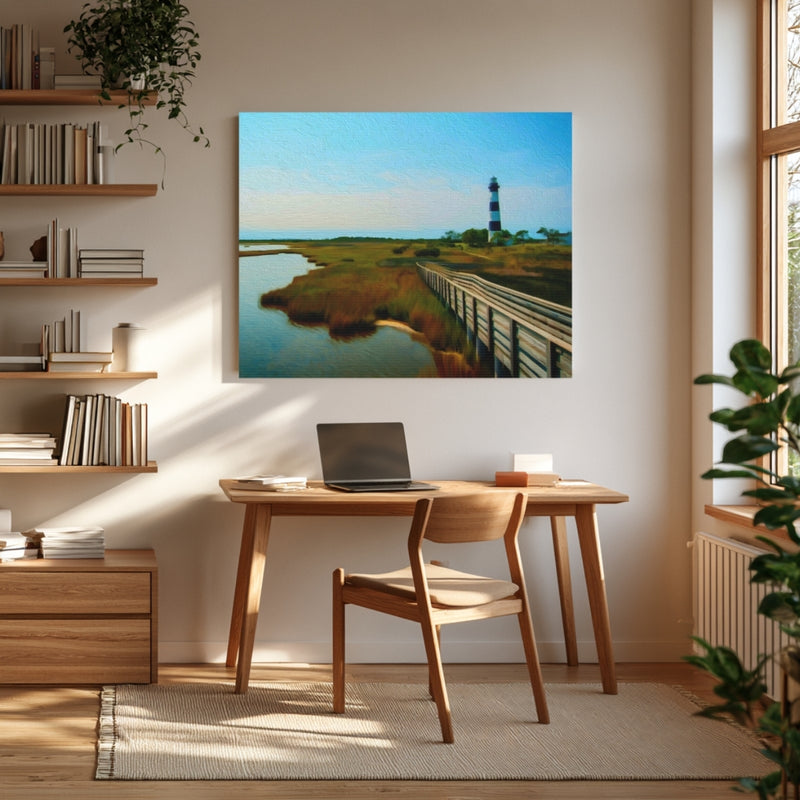 Bodie Island Lighthouse Marsh — Outer Banks, North Carolina, view 4