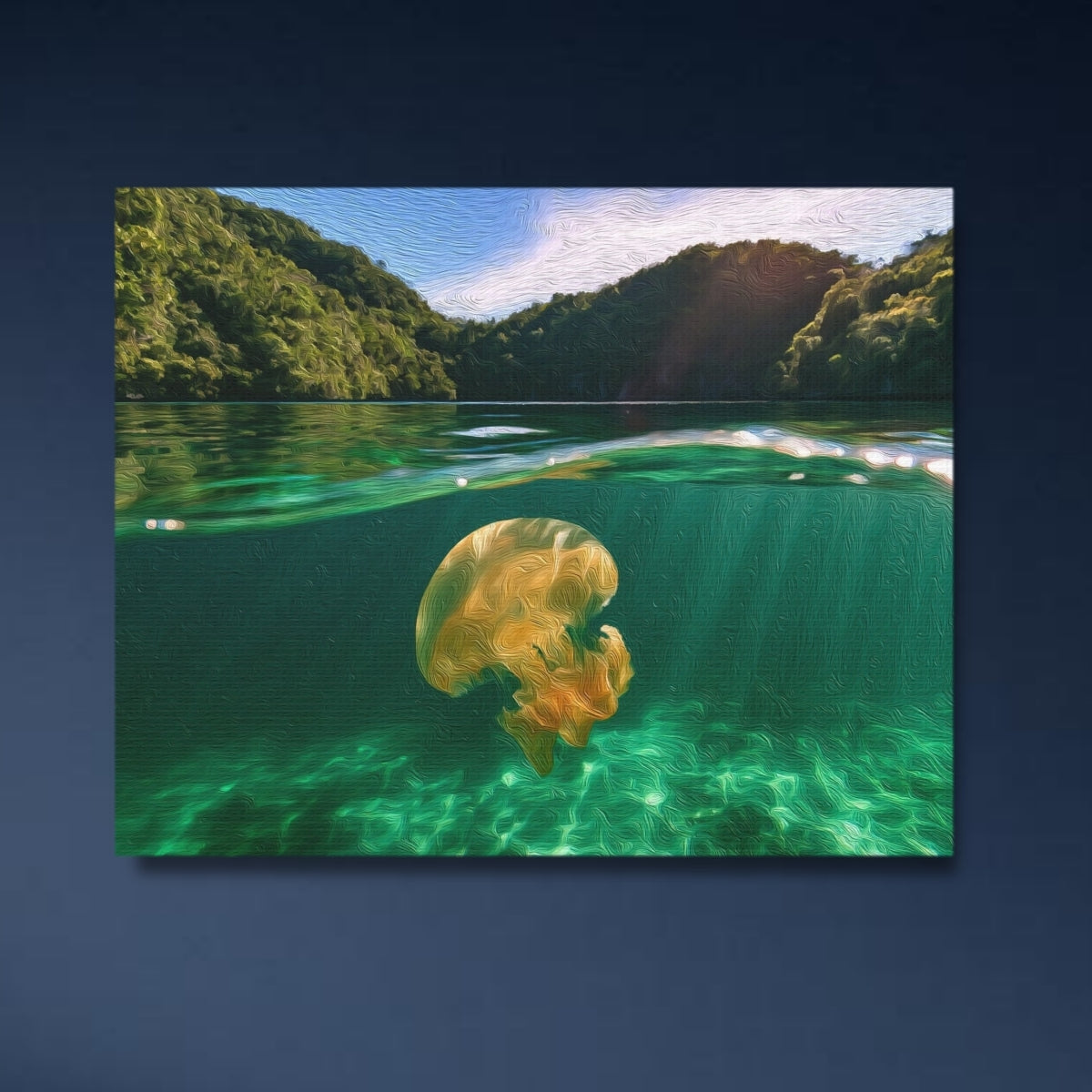 Jellyfish Lake Palau — Palau, Palau, close-up detail