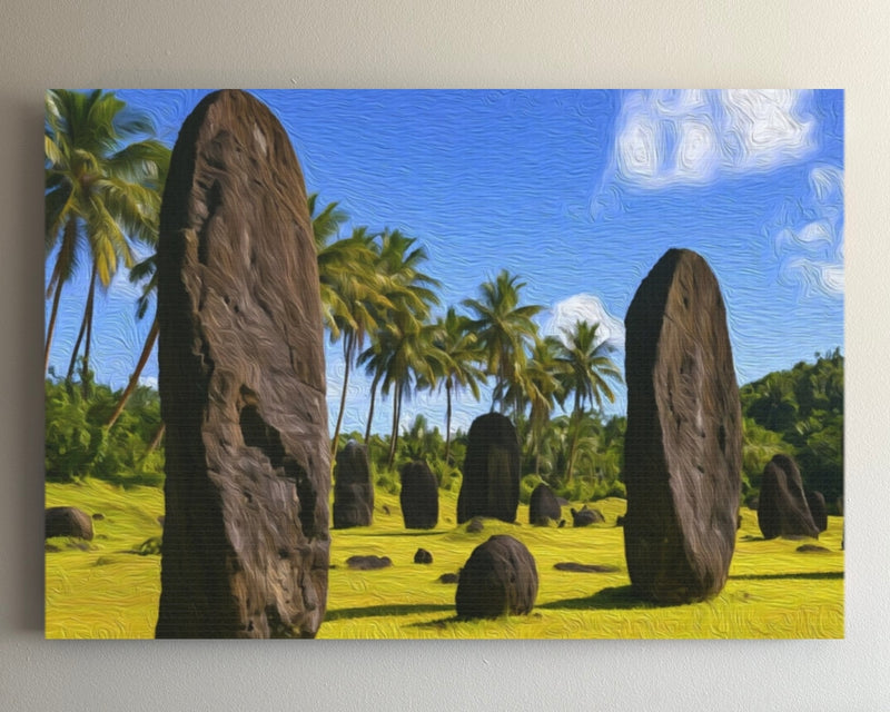 Badrulchau Stone Monoliths — Palau, Palau