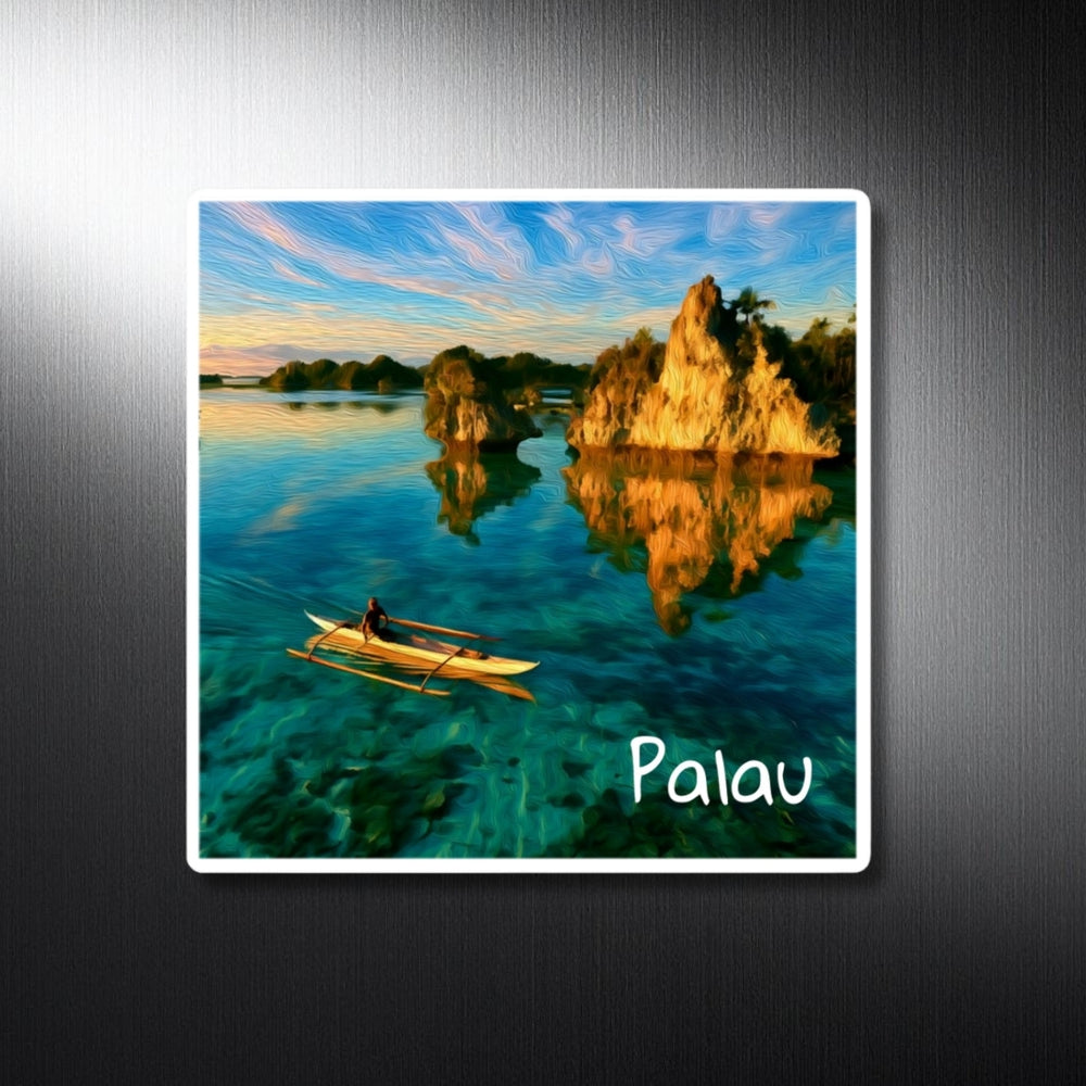 Palau, Palau | Crystal Lagoon Rock Islands | Original Series Decorative Magnet