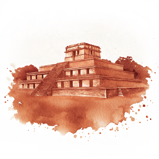 Palenque watercolor