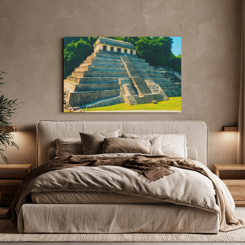 Temple of the Inscriptions — Palenque, Mexico, view 6