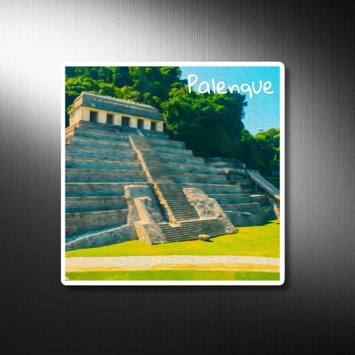 Ancient Maya Temple Ruins — Palenque, Mexico, study 1