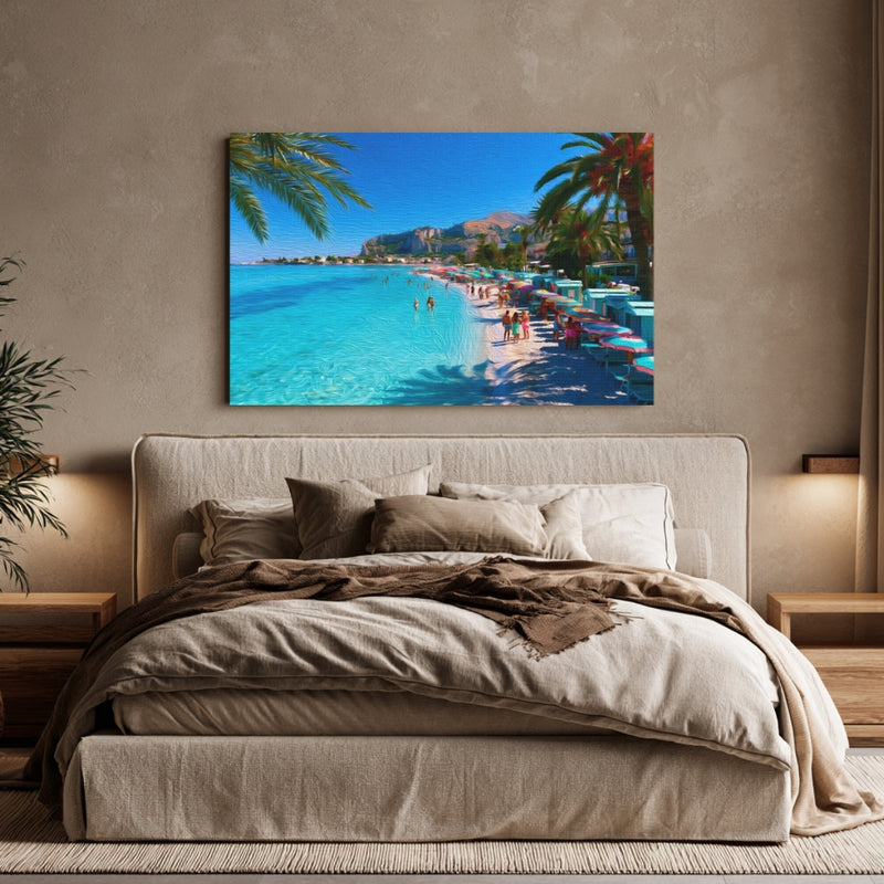 Mondello Beach Crystal Waters — Palermo, Italy, view 6