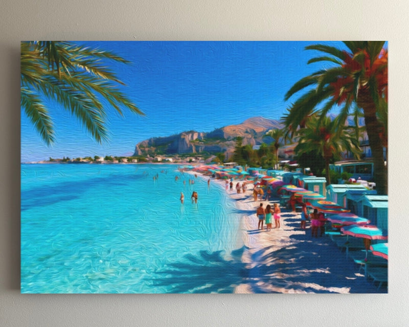 Mondello Beach Crystal Waters — Palermo, Italy
