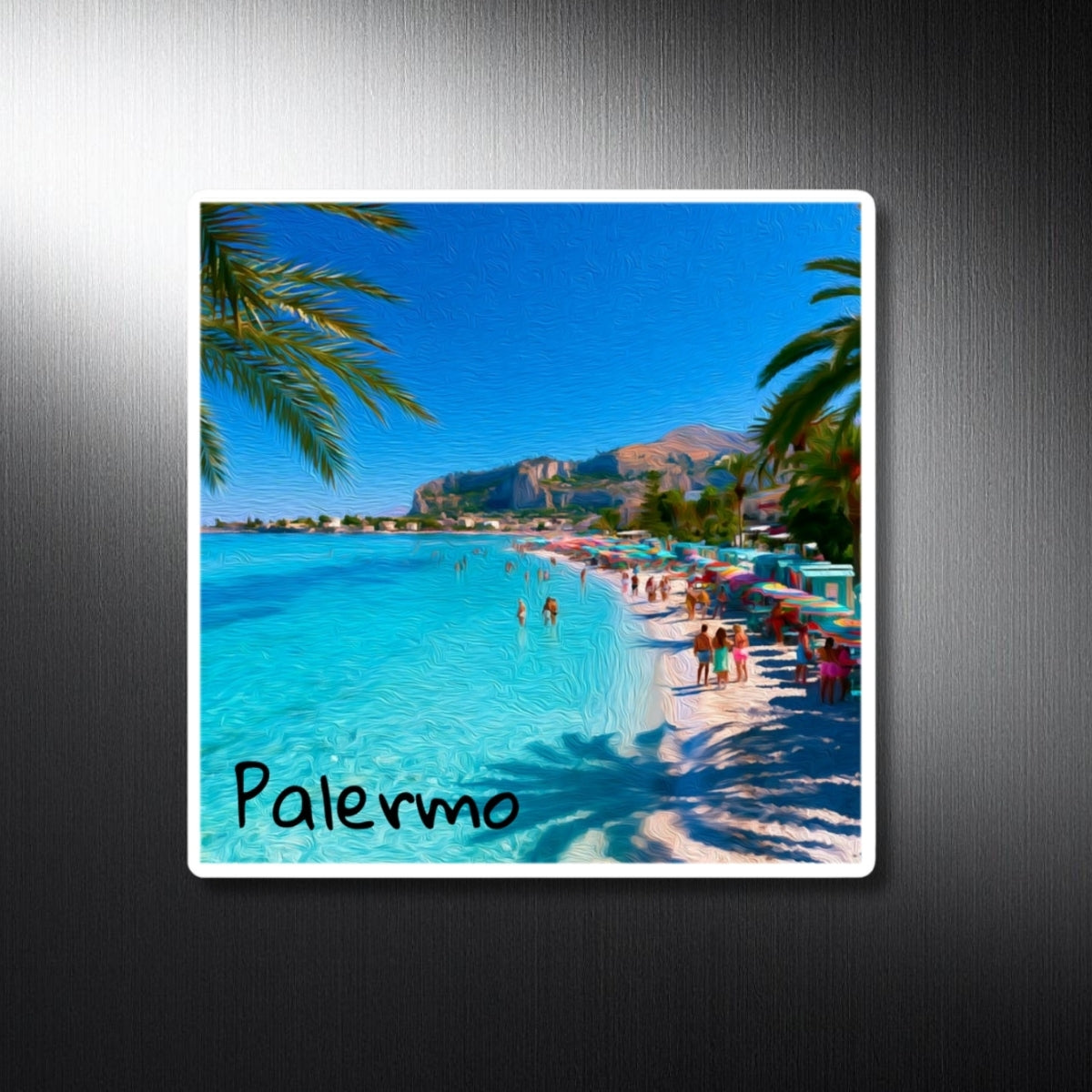 Mondello Beach Crystal Waters — Palermo, Italy, study 1