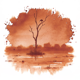 Pantanal canvas wall art