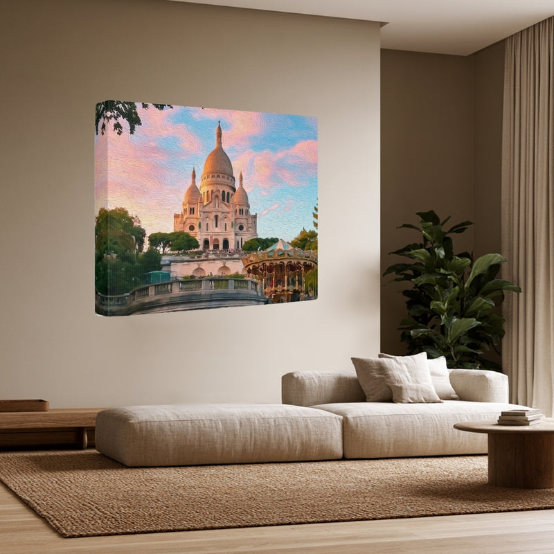 Sacre-Coeur Basilica Montmartre — Paris, France, view 3