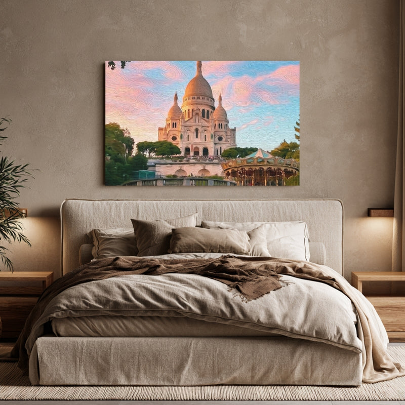 Sacre-Coeur Basilica Montmartre — Paris, France, view 6