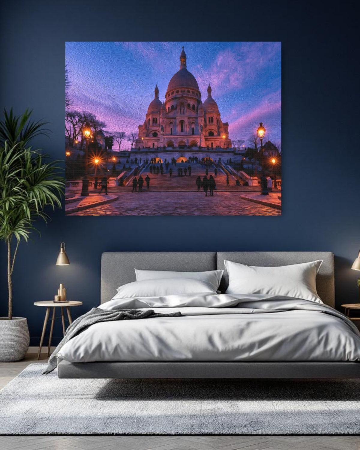 Paris, France | Sacre-Coeur Basilica Montmartre | Original Series Gallery Canvas detail