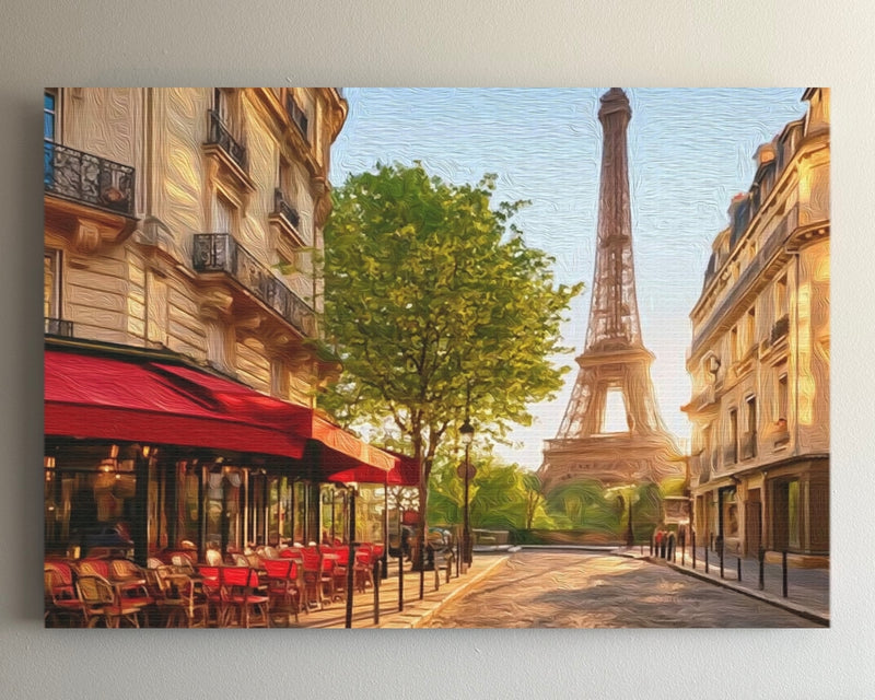 Paris Cafe Street Scene — Paris, France
