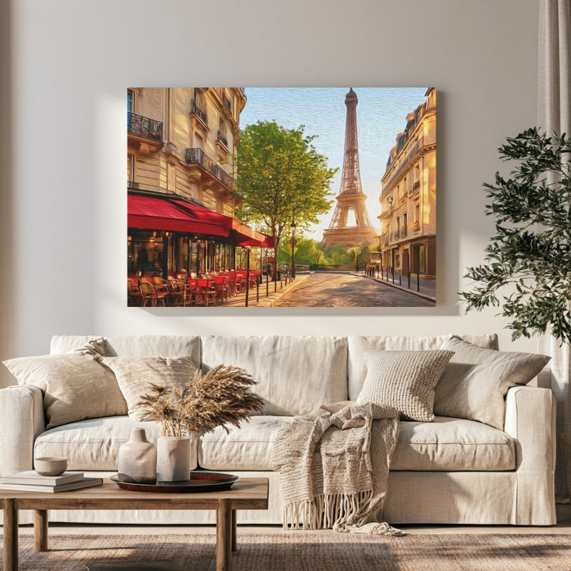 Paris Cafe Street Scene — Paris, France, view 1
