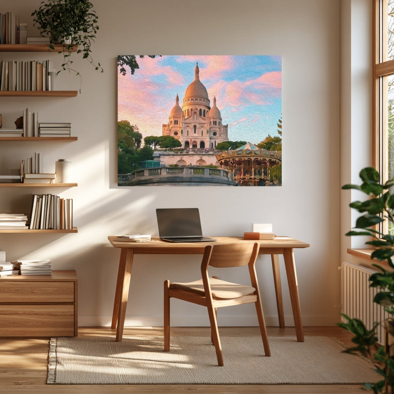 Sacre-Coeur Basilica Montmartre — Paris, France, view 4