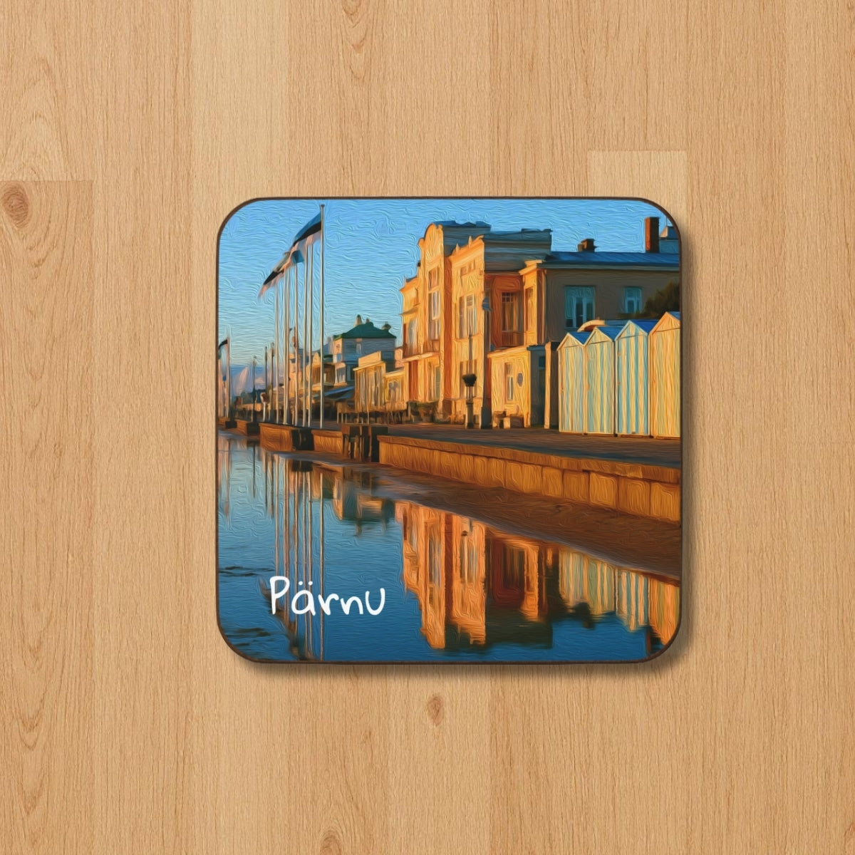 Seaside Promenade at Sunset — Pärnu, Estonia, study 1