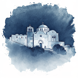 Paros canvas wall art