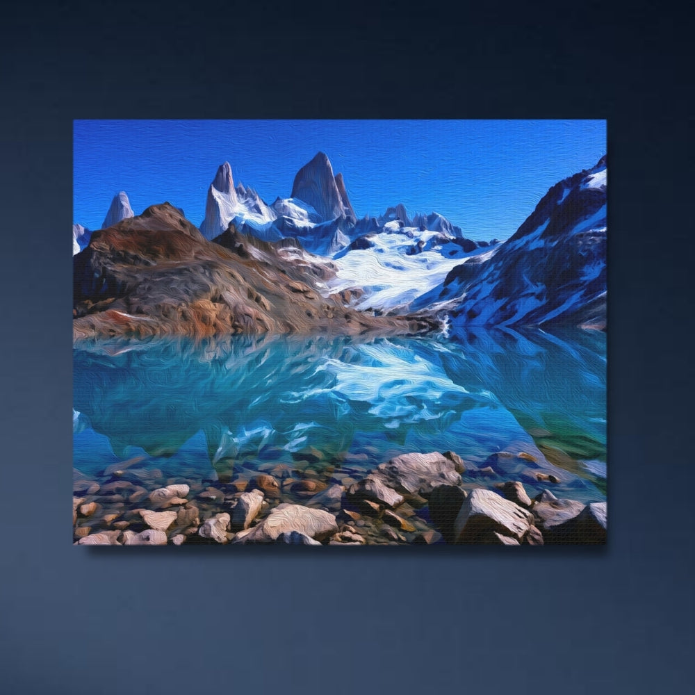 Patagonia, Argentina | Laguna de los Tres | Original Series Gallery Canvas detail