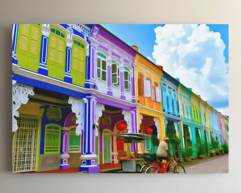 Harmony Street Shophouses Row — Penang Georgetown, Malaysia