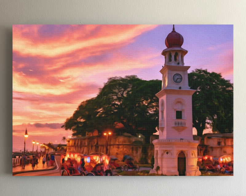 Queen Victoria Memorial Clock Tower — Penang Georgetown, Malaysia