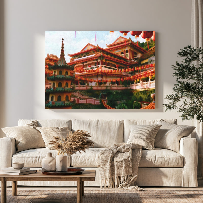Kek Lok Si Temple Terraces — Penang Georgetown, Malaysia, view 1