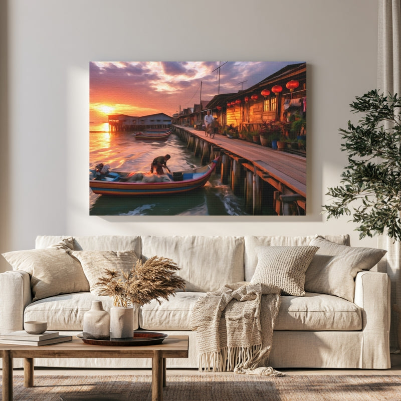 Chew Jetty Clan Pier — Penang Georgetown, Malaysia, view 1