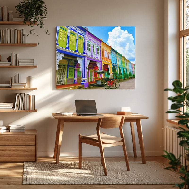 Harmony Street Shophouses Row — Penang Georgetown, Malaysia, view 4