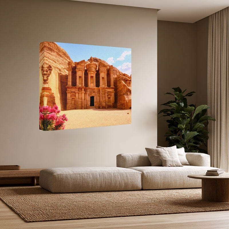 Al Deir Monastery Petra — Petra, Jordan, view 3