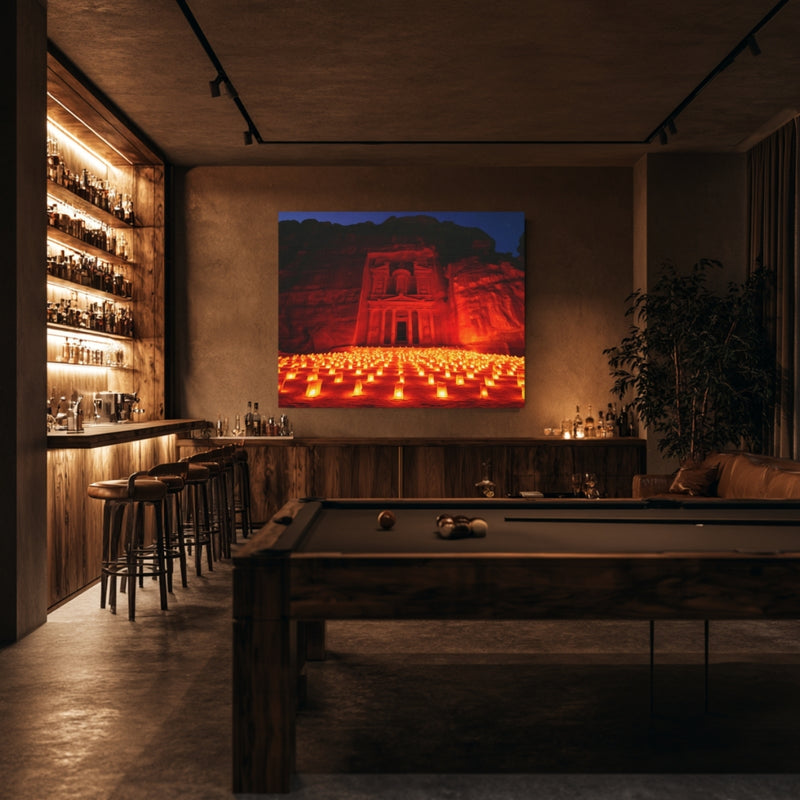 Petra Treasury by Candlelight — Petra, Jordan, view 7