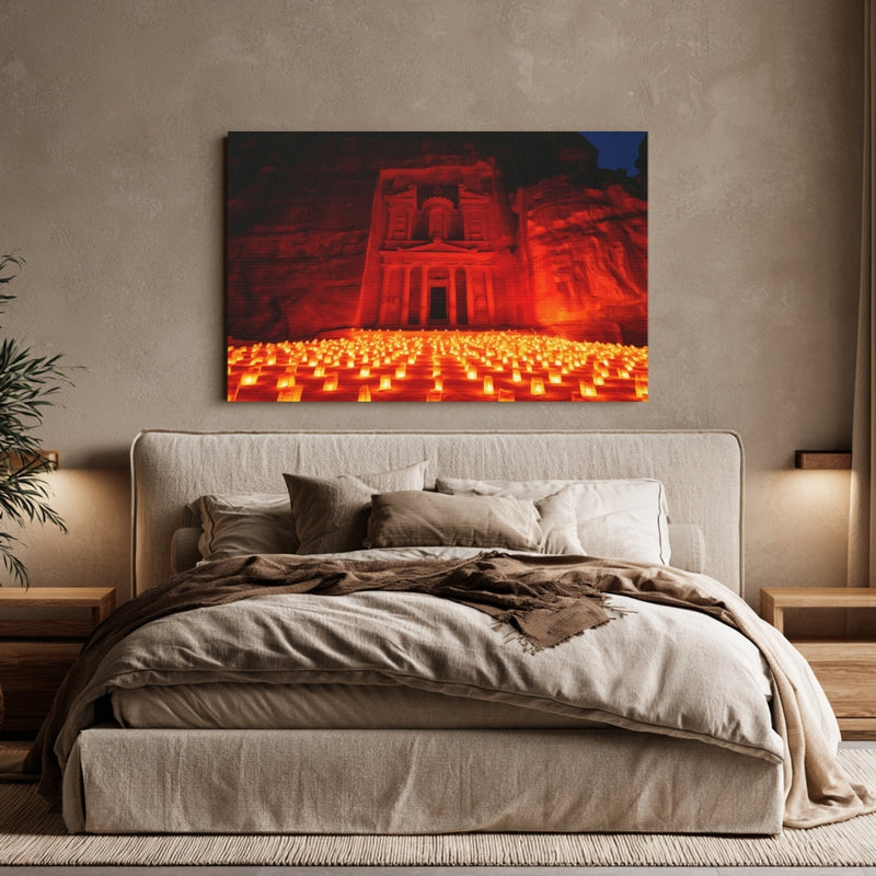 Petra Treasury by Candlelight — Petra, Jordan, view 6