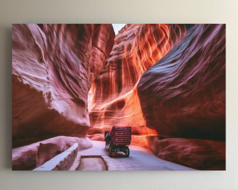 The Siq Petra Canyon — Petra, Jordan