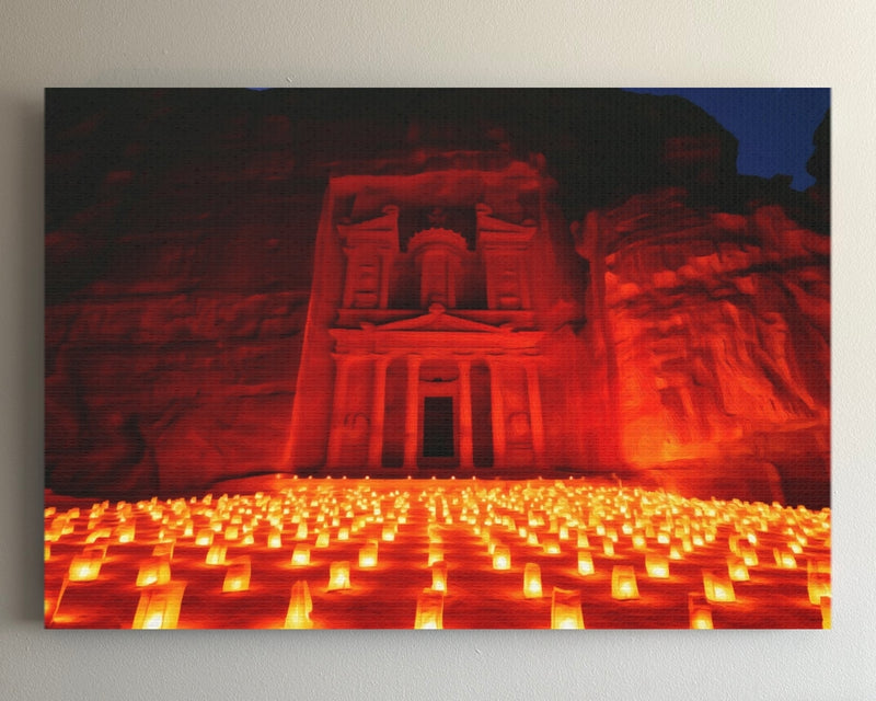 Petra Treasury by Candlelight — Petra, Jordan