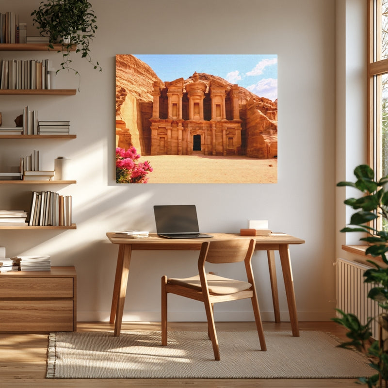 Al Deir Monastery Petra — Petra, Jordan, view 4
