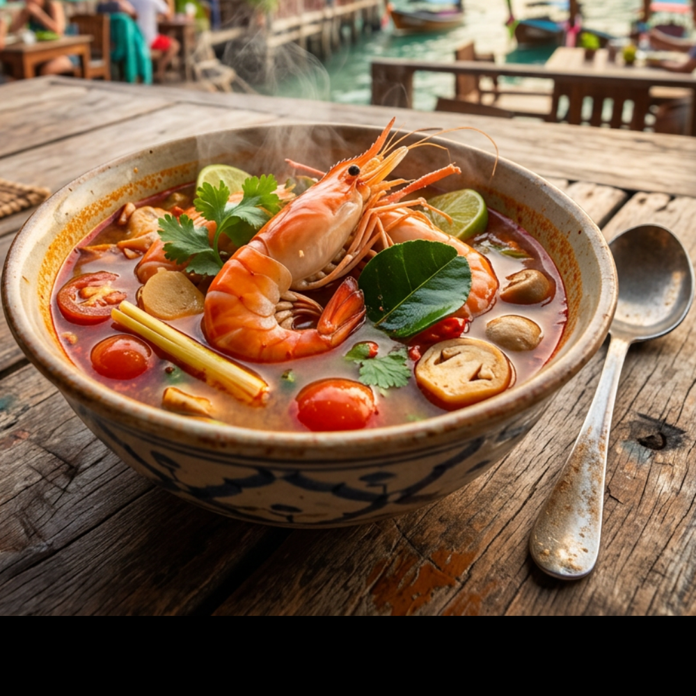 Local cuisine study in Phi Phi Islands, Thailand