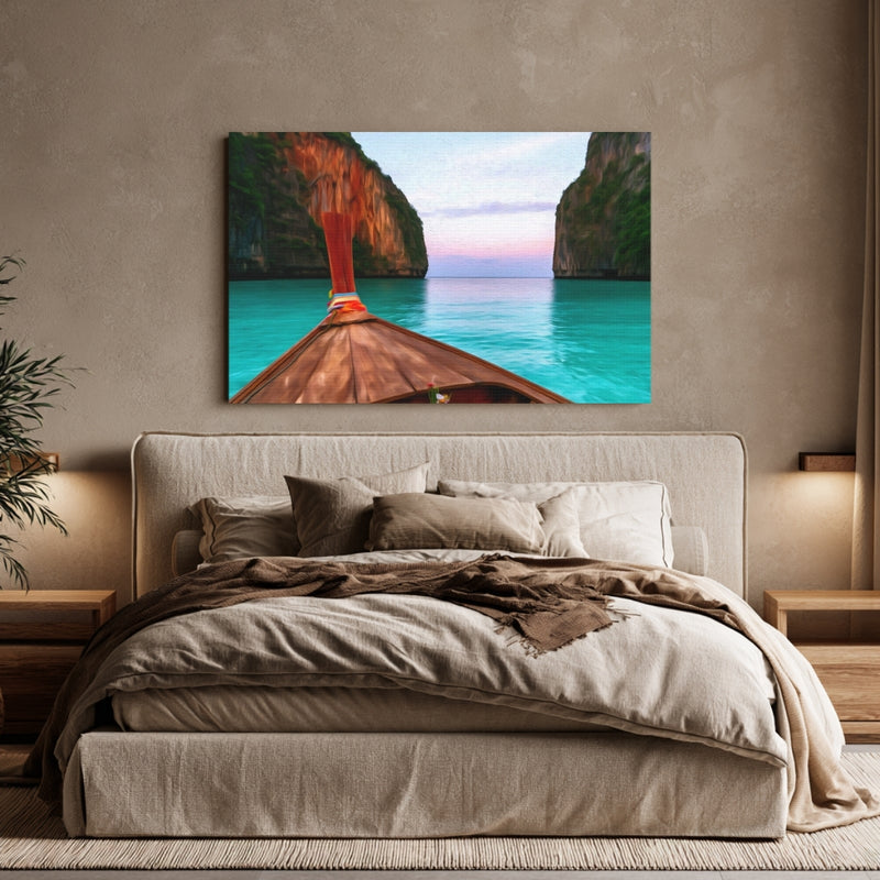 Maya Bay Longtail Boat — Phi Phi Islands, Thailand, view 6