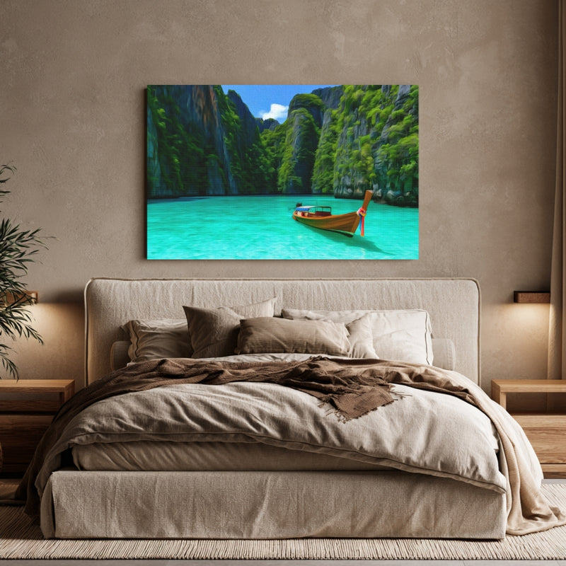 Pileh Lagoon Longtail Boat — Phi Phi Islands, Thailand, view 6